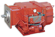 Gearboxes for co-rotating twin-screw extruders for high torque transmission and high output speed